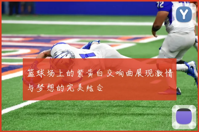 篮球场上的紫黄白交响曲展现激情与梦想的完美结合